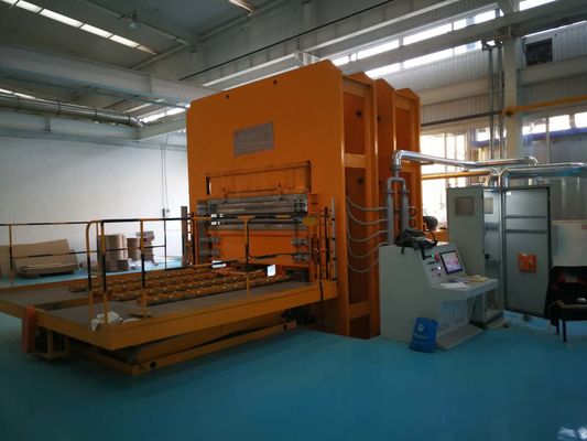 フライवुड用液圧式熱圧機 手動自動圧調整